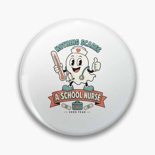 Item preview, Cute Vintage Ghost Nothing Scares A School Nurse Back To School designed and sold by Taniyah Gomes.
