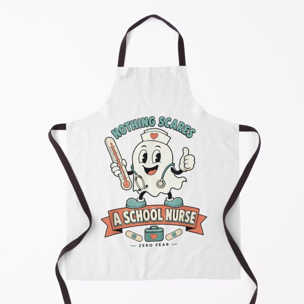 Item preview, Cute Vintage Ghost Nothing Scares A School Nurse Back To School designed and sold by Taniyah Gomes.