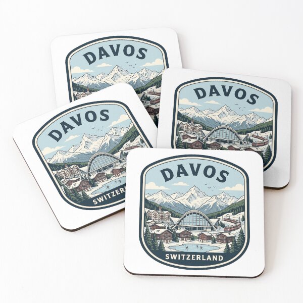 Item preview, Vintage Davos Switzerland Winter Ski Resort Badge designed and sold by k3rstman1.