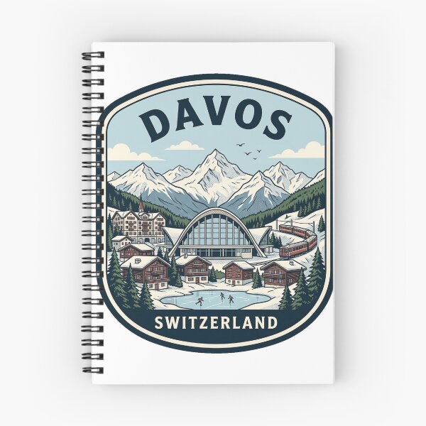 Item preview, Vintage Davos Switzerland Winter Ski Resort Badge designed and sold by k3rstman1.