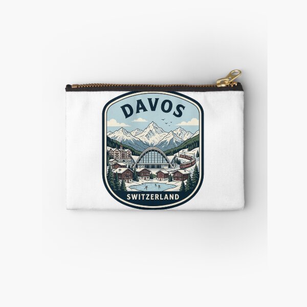 Item preview, Vintage Davos Switzerland Winter Ski Resort Badge designed and sold by k3rstman1.