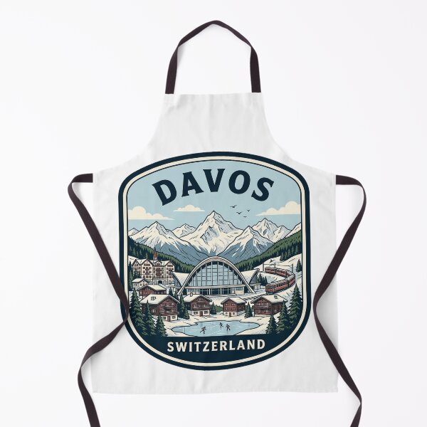 Item preview, Vintage Davos Switzerland Winter Ski Resort Badge designed and sold by k3rstman1.