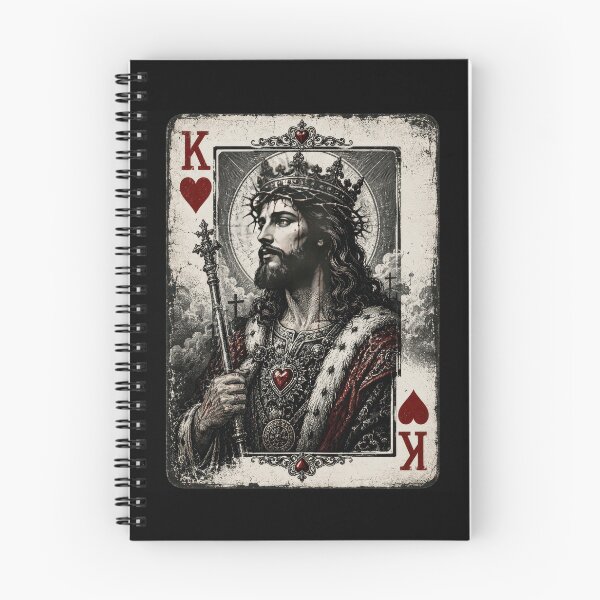 Item preview, Jesus King of Hearts Religious Christian designed and sold by borutawear.