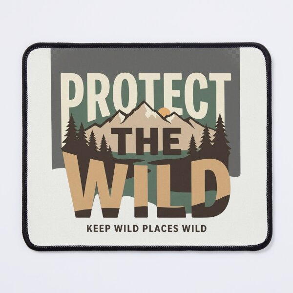 Item preview, Protect the Wild | Premium Wilderness Conservation Artwork designed and sold by Amr Darwish Graphic designer.