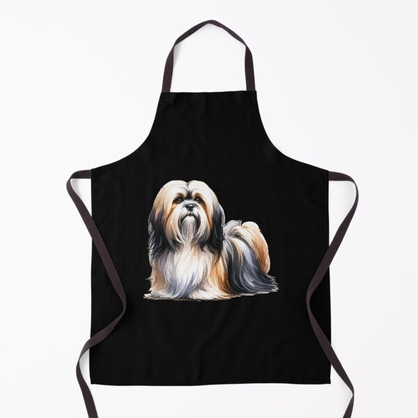 Item preview, Shih Tzu Dog Portrait Painting designed and sold by OlyvieArt.
