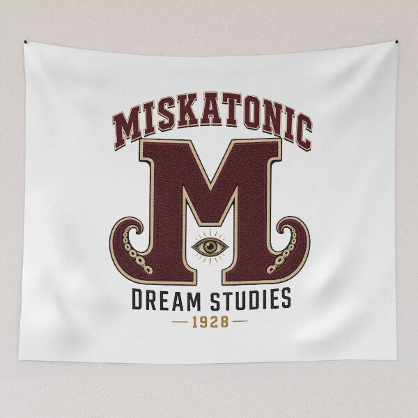 Item preview, Miskatonic University Dream Studies – Varsity M designed and sold by Fenay Designs.