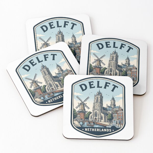 Item preview, Vintage Delft Netherlands Travel Patch Design designed and sold by k3rstman1.