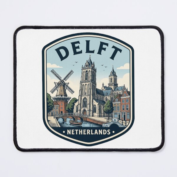 Item preview, Vintage Delft Netherlands Travel Patch Design designed and sold by k3rstman1.