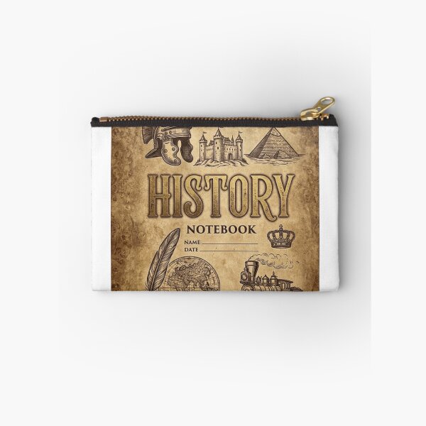 Item preview, Vintage History Illustration - Classic Antique World Map & Monuments Cover designed and sold by MemoMetaverse.
