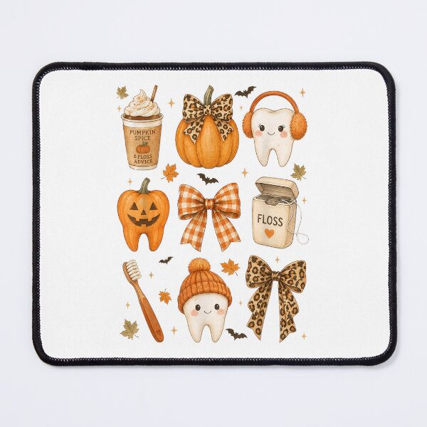 Item preview, Cute Pumpkin Spice And Floss Advice Fall Dental Hygienist Assistant Graphic designed and sold by Taniyah Gomes.