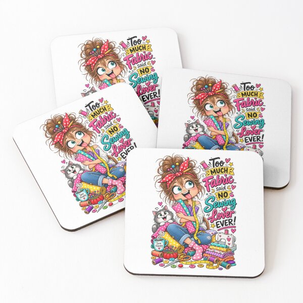 Item preview, Too Much Fabric? Said No Sewing Lover Ever! – Funny Sewing Quote designed and sold by EverStitchStudio ★★★★★.
