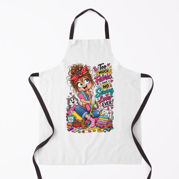 Item preview, Too Much Fabric? Said No Sewing Lover Ever! – Funny Sewing Quote designed and sold by EverStitchStudio ★★★★★.