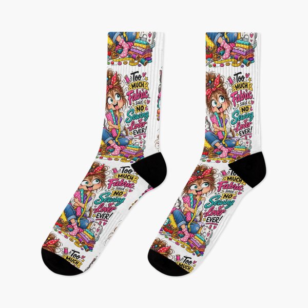 Item preview, Too Much Fabric? Said No Sewing Lover Ever! – Funny Sewing Quote designed and sold by EverStitchStudio ★★★★★.