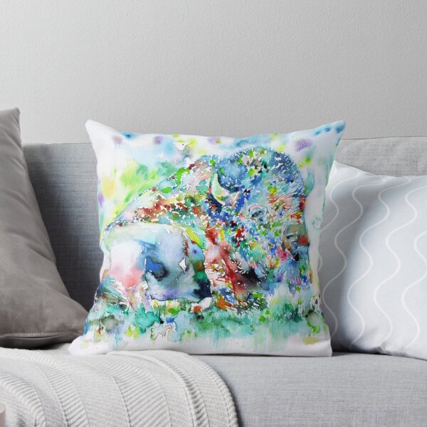 Item preview, BISON - watercolor portrait .3 designed and sold by lautir.
