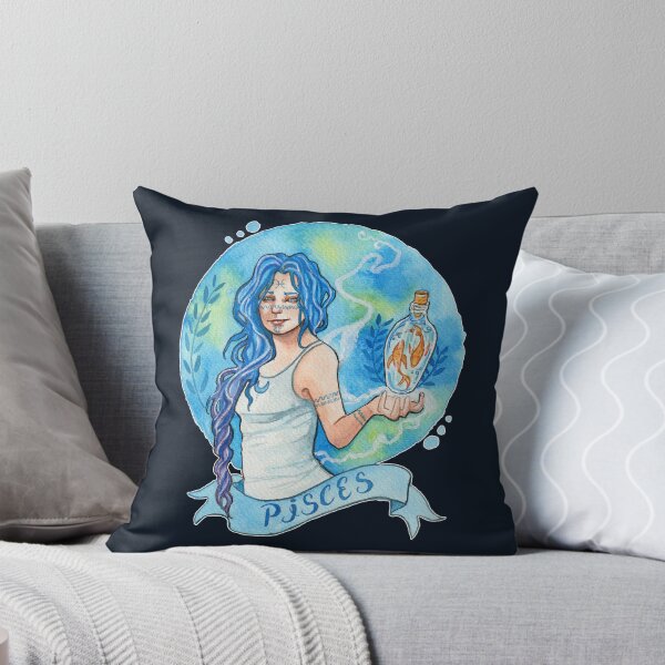 Item preview, Pisces Zodiac Sign Celestial Water Element Magic Art designed and sold by esmavart.