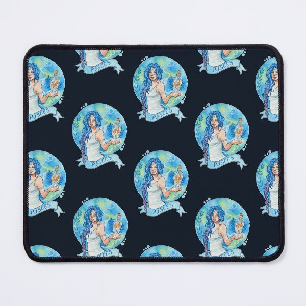 Item preview, Pisces Zodiac Sign Celestial Water Element Magic Art designed and sold by esmavart.