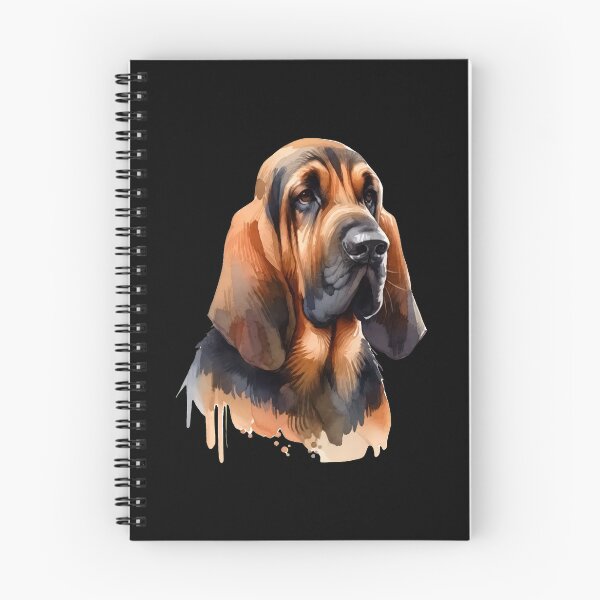 Item preview, Watercolor Bloodhound Art designed and sold by OlyvieArt.