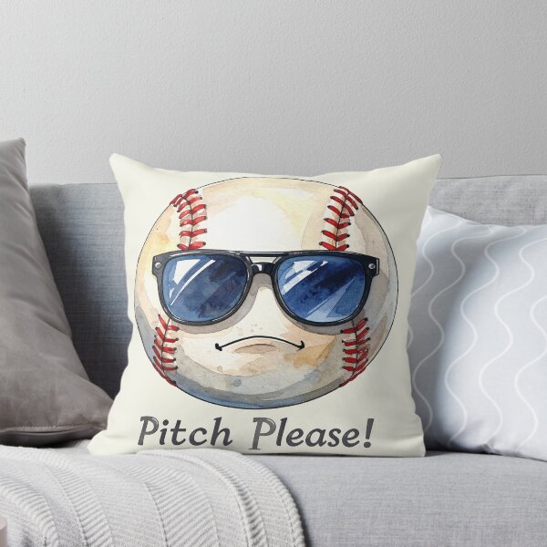 Item preview, Pitch Please! Baseball Ball with Sunglasses designed and sold by LiskoDesign.