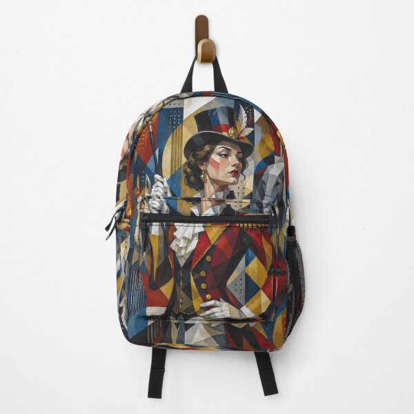 Item preview, Queen of the Circus: a cubist painting. designed and sold by GalleryKauffeld.