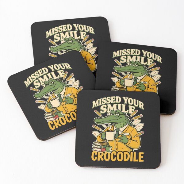 Item preview, Missed Your Smile Crocodile First Day School Humor designed and sold by Redgiant87x.