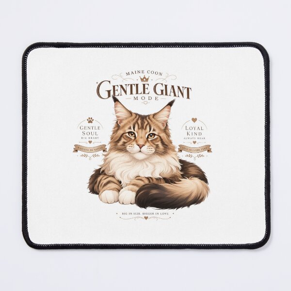 Item preview, Gentle Giant Mode Maine Coon Cat Dad Kawaii T-Shirt designed and sold by Ashley critters.