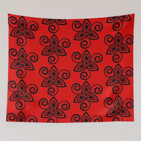Item preview, Black Celtic flower designed and sold by Lagueny.
