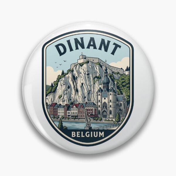 Item preview, Vintage Dinant Belgium Travel Badge designed and sold by k3rstman1.