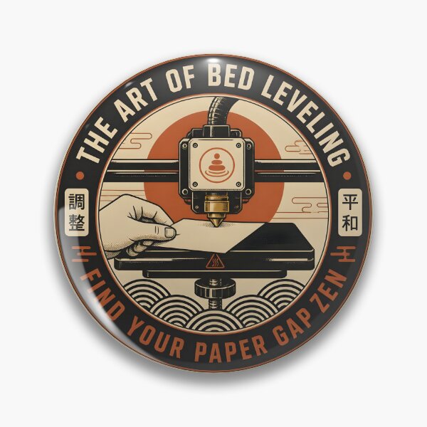 Item preview, Art Of Bed Leveling Paper Gap Zen 3D Printing designed and sold by ThirdShiftLab.