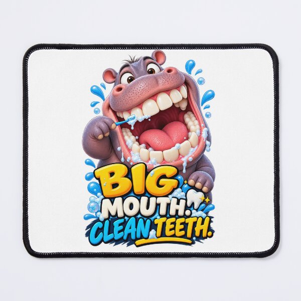 Item preview, Big Mouth Clean Teeth Hippo designed and sold by M.Store.