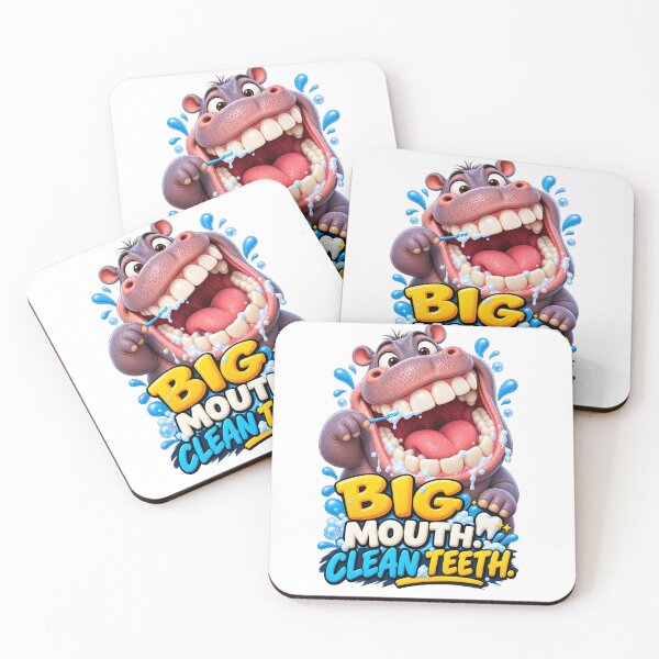 Item preview, Big Mouth Clean Teeth Hippo designed and sold by M.Store.