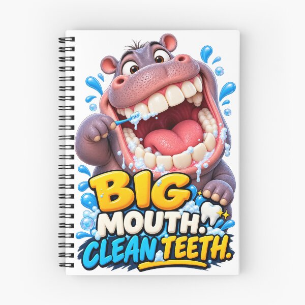 Item preview, Big Mouth Clean Teeth Hippo designed and sold by M.Store.