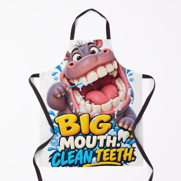 Item preview, Big Mouth Clean Teeth Hippo designed and sold by M.Store.