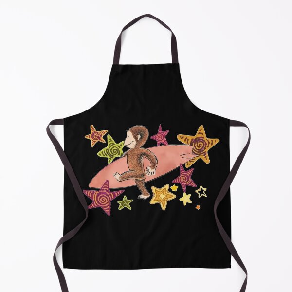 Item preview, Curious George Surf Beach Graphic T-Shirt designed and sold by Banyvim.