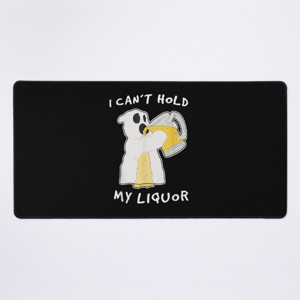 Item preview, Funny Spooky Ghost Drinking Beer I Can't Hold My Liquor Halloween Humor designed and sold by Serene woods.