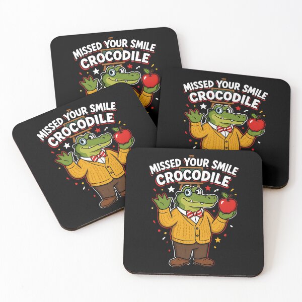 Item preview, Missed Your Smile Crocodile Back to School Classroom designed and sold by Redgiant87x.