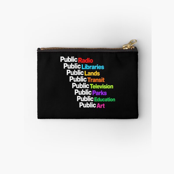 Item preview, Public Radio Libraries Lands Transit Television Parks Education Art designed and sold by Randomera.
