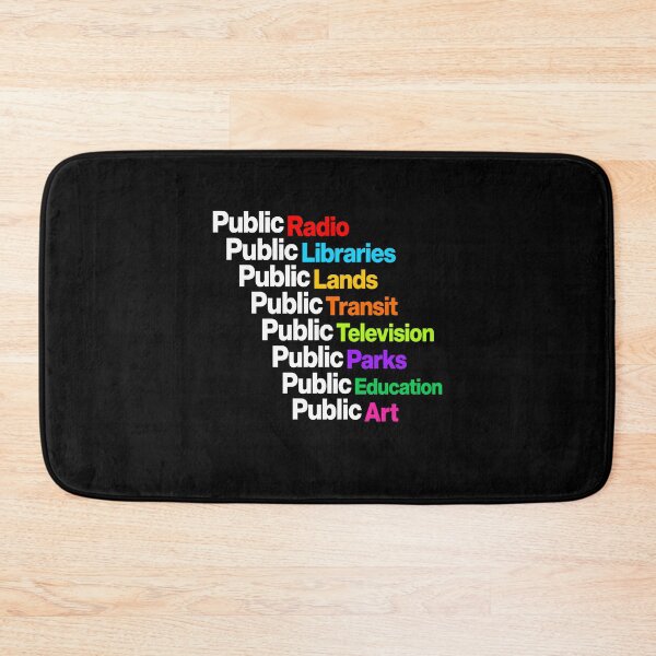 Item preview, Public Radio Libraries Lands Transit Television Parks Education Art designed and sold by Randomera.