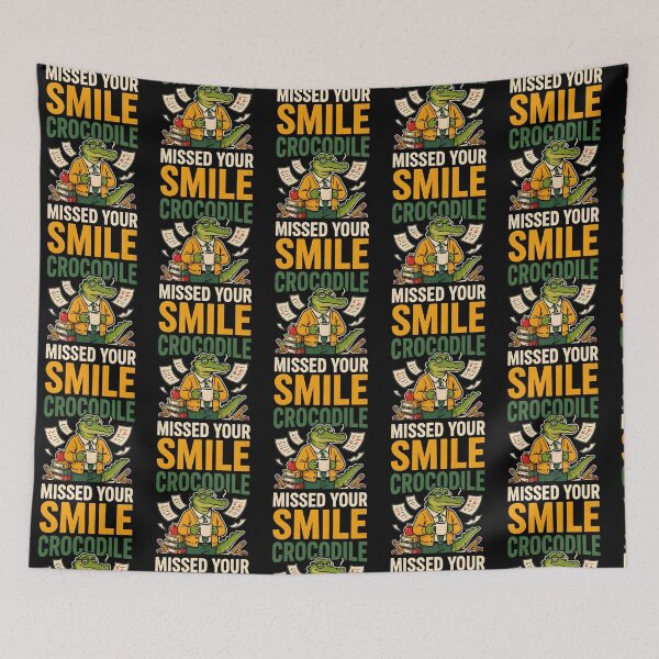 Item preview, Missed Your Smile Crocodile Teacher Outfit School Humor designed and sold by Redgiant87x.