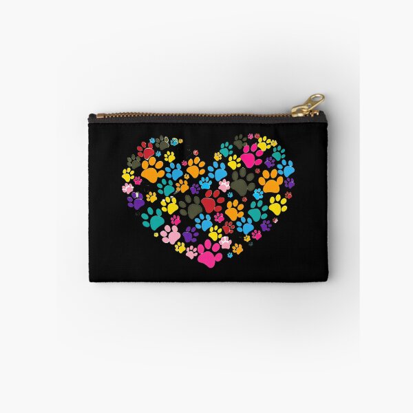 Item preview, Colorful Paw Print Heart Graphic designed and sold by OlyvieArt.