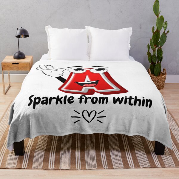 Item preview, Sparkle from within Letter A Cartoon designed and sold by ImaginARTDesign.