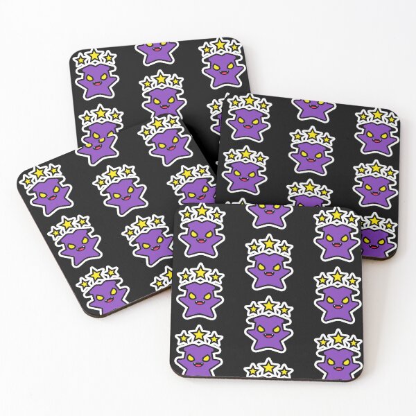 Item preview, Cute Purple Star Monster Cartoon with Yellow Stars designed and sold by AhmedZouita.