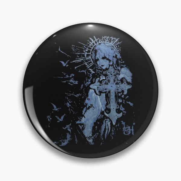 Item preview, Gothic Anime Girl Cross Dark Aesthetic Graphic T-Shirt designed and sold by Banyvim.