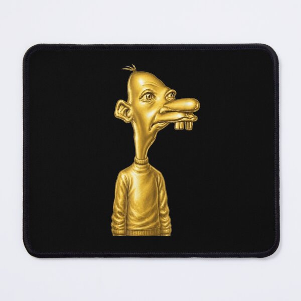 Item preview, Metallic Golden Manny Character Meme Funny Mascot Pop Culture Vintage Art designed and sold by River Silva.