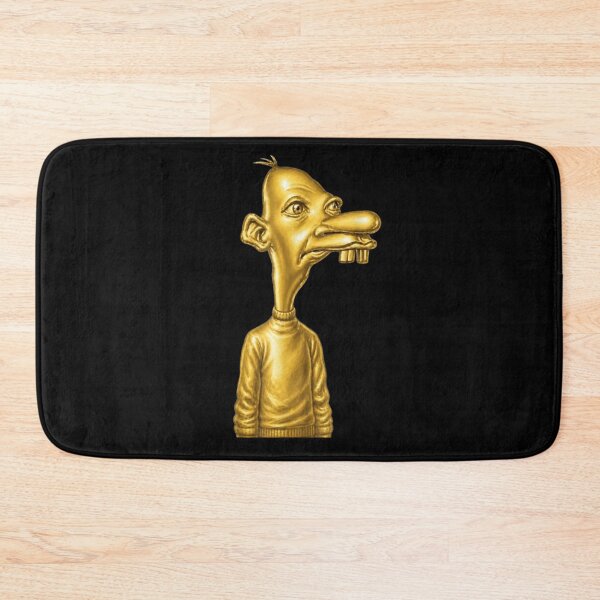 Item preview, Metallic Golden Manny Character Meme Funny Mascot Pop Culture Vintage Art designed and sold by River Silva.