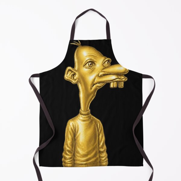 Item preview, Metallic Golden Manny Character Meme Funny Mascot Pop Culture Vintage Art designed and sold by River Silva.