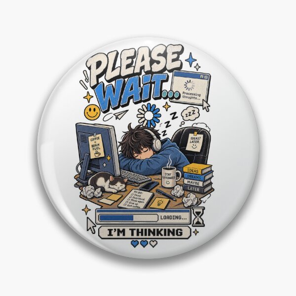 Item preview, Please Wait… I’m Thinking designed and sold by NarpLTD.