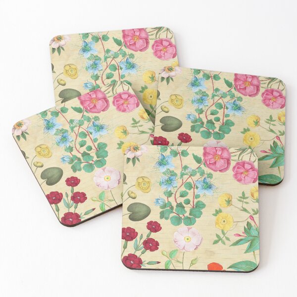 Item preview, English Garden Vintage Botanical Digital Collage Art  designed and sold by mockingbirdmuse.