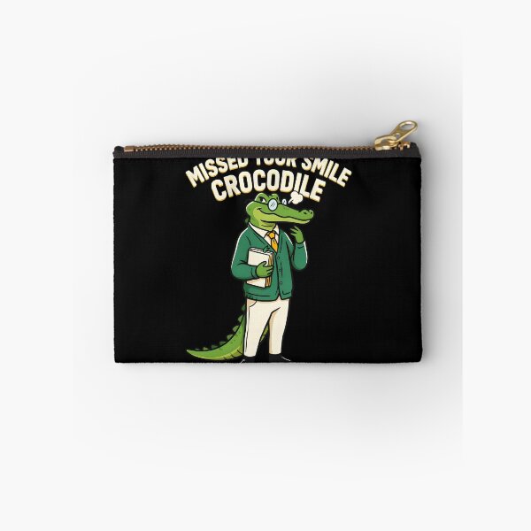 Item preview, Missed Your Smile Crocodile Back to School Pun designed and sold by Redgiant87x.
