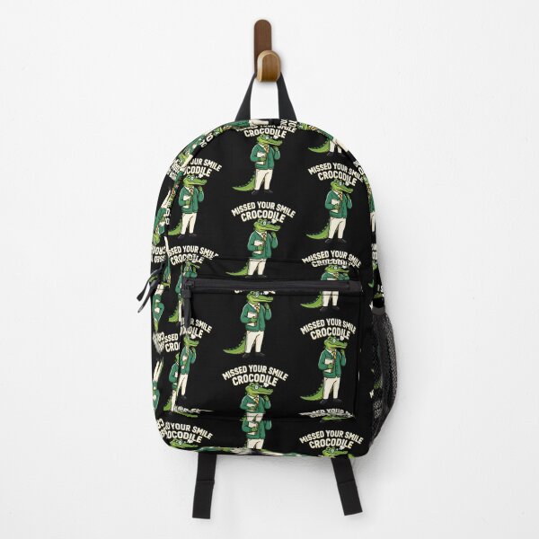 Item preview, Missed Your Smile Crocodile Back to School Pun designed and sold by Redgiant87x.