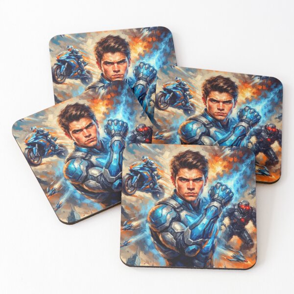 Item preview, Max Steel Animated Sci-Fi Fine Art Tribute designed and sold by Art's Diner.